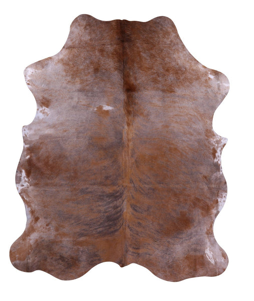 Light Brindle Natural Cowhide Rug - X-Large 7'1"H x 5'11"W