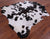 Salt & Pepper Natural Cowhide Rug - Large 6'6"H x 5'10"W