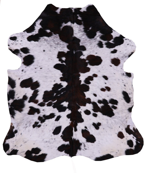 Salt & Pepper Natural Cowhide Rug - Large 6'6"H x 5'10"W