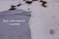 Thumbnail for Salt & Pepper Natural Cowhide Rug - XLarge 7'1