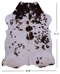 Thumbnail for Salt & Pepper Natural Cowhide Rug - XLarge 7'1