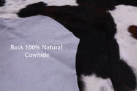 Thumbnail for Black & White Natural Cowhide Rug - Large 7'0