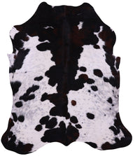 Thumbnail for Black & White Natural Cowhide Rug - Large 7'0