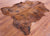 Brindle Natural Cowhide Rug - Large 6'11"H x 5'11"W