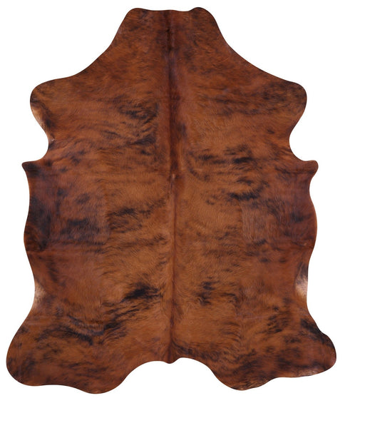 Brindle Natural Cowhide Rug - Large 6'11"H x 5'11"W