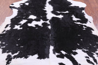 Thumbnail for Black & White Natural Cowhide Rug - Large 6'11