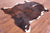 Brindle Brown Natural Cowhide Rug - Large 6'11"H x 6'5"W
