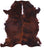Brindle Brown Natural Cowhide Rug - Large 6'11"H x 6'5"W