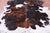 Tricolor Natural Cowhide Rug - Large 7'0"H x 6'10"W