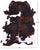 Tricolor Natural Cowhide Rug - Large 6'9"H x 5'6"W