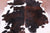 Tricolor Natural Cowhide Rug - Large 6'9"H x 5'6"W