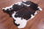 Tricolor Natural Cowhide Rug - Large 6'9"H x 5'6"W