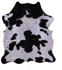 Thumbnail for Black & White Natural Cowhide Rug - Large 6'9