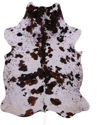 Thumbnail for Salt & Pepper Natural Cowhide Rug - Large 7'7