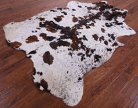 Thumbnail for Salt & Pepper Natural Cowhide Rug - Large 7'7