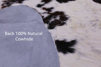 Thumbnail for Black & White Natural Cowhide Rug - Large 7'4