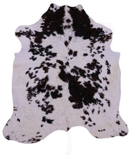 Thumbnail for Black & White Natural Cowhide Rug - Large 7'4