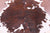 Brindle Brown & White Natural Cowhide Rug - X-Large 7'0"H x 6'1"W