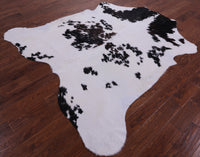 Thumbnail for Black & White Natural Cowhide Rug - Large 7'1