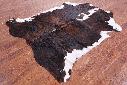 Brindle Tricolor Natural Cowhide Rug - X-Large 7'5