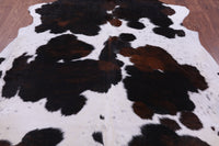 Thumbnail for Tricolor Natural Cowhide Rug - XLarge 7'7