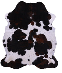 Thumbnail for Tricolor Natural Cowhide Rug - XLarge 7'7