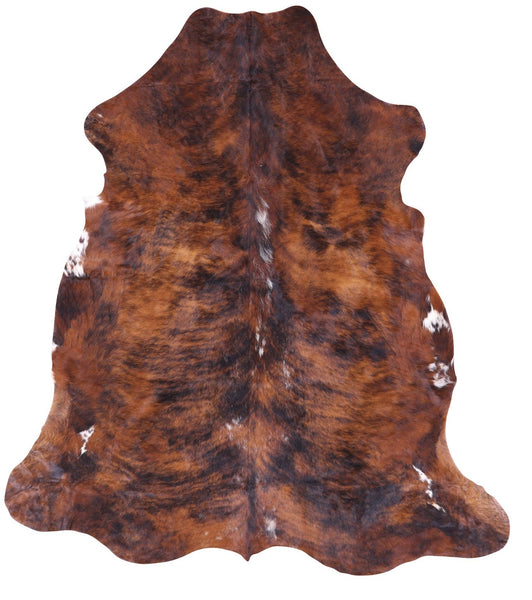 Brindle Natural Cowhide Rug - XLarge 7'6"H x 6'8"W