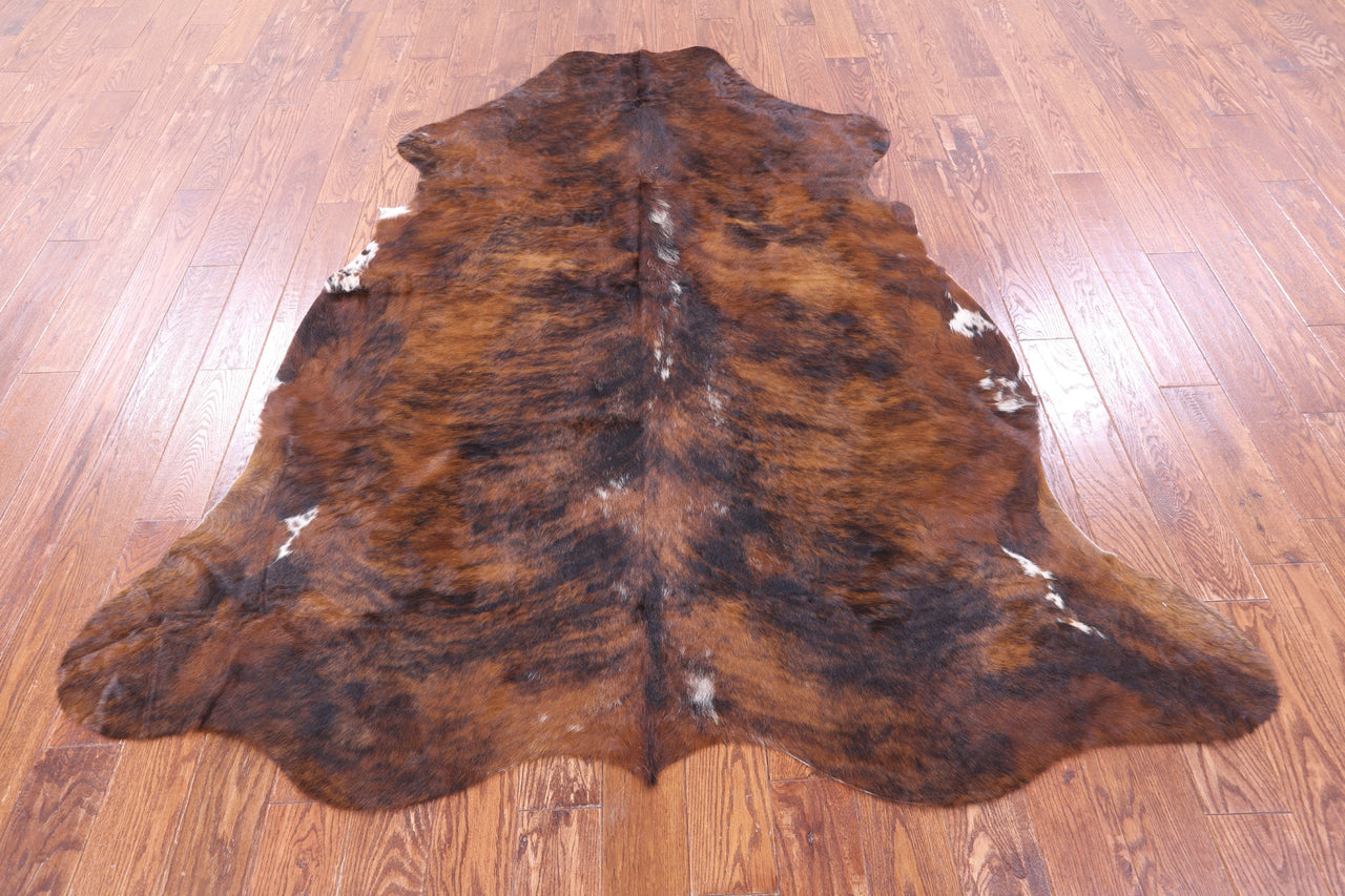 Brindle Natural Cowhide Rug - XLarge 7'6"H x 6'8"W