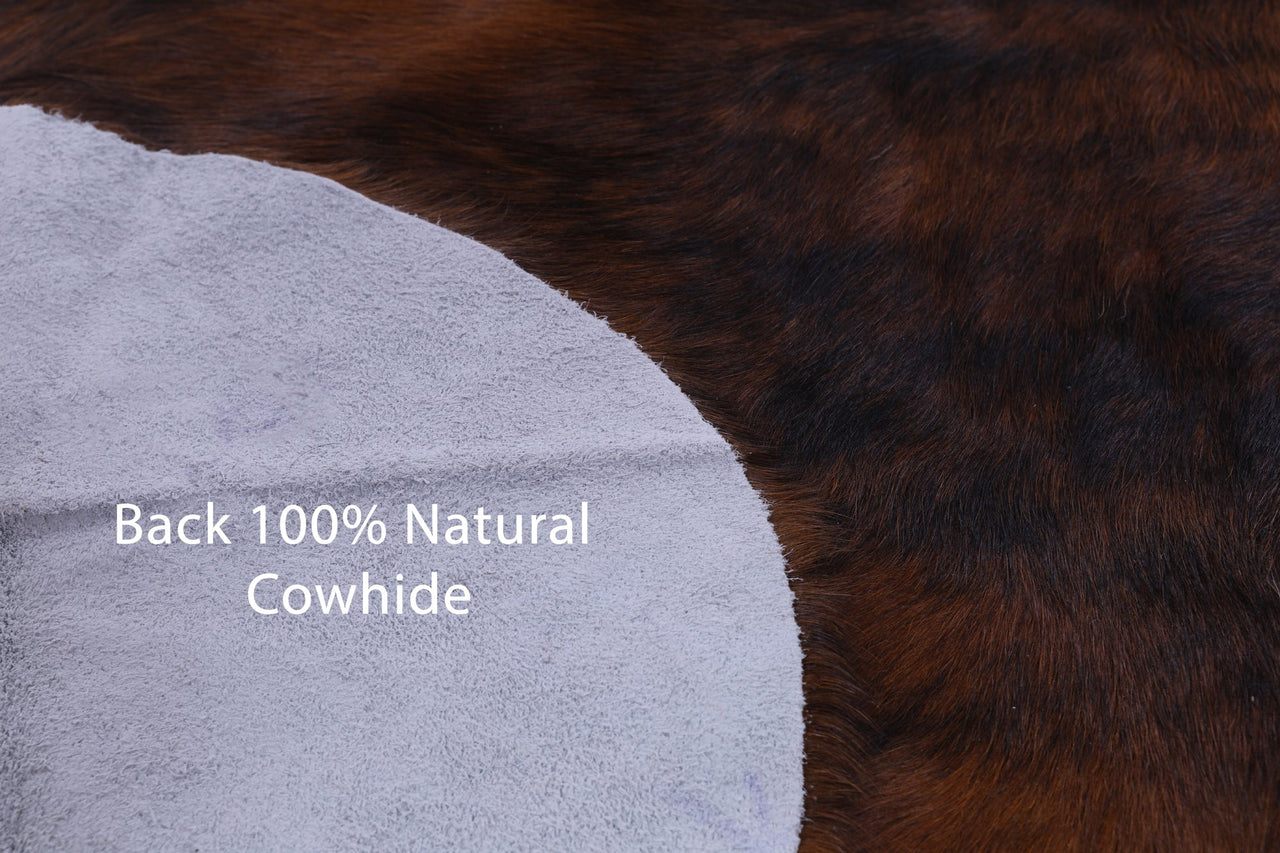 Brindle Natural Cowhide Rug - XLarge 7'6"H x 6'8"W