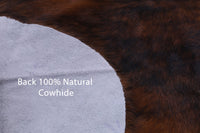 Thumbnail for Brindle Natural Cowhide Rug - XLarge 7'6