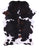 Tricolor Natural Cowhide Rug - XLarge 7'7"H x 5'3"W
