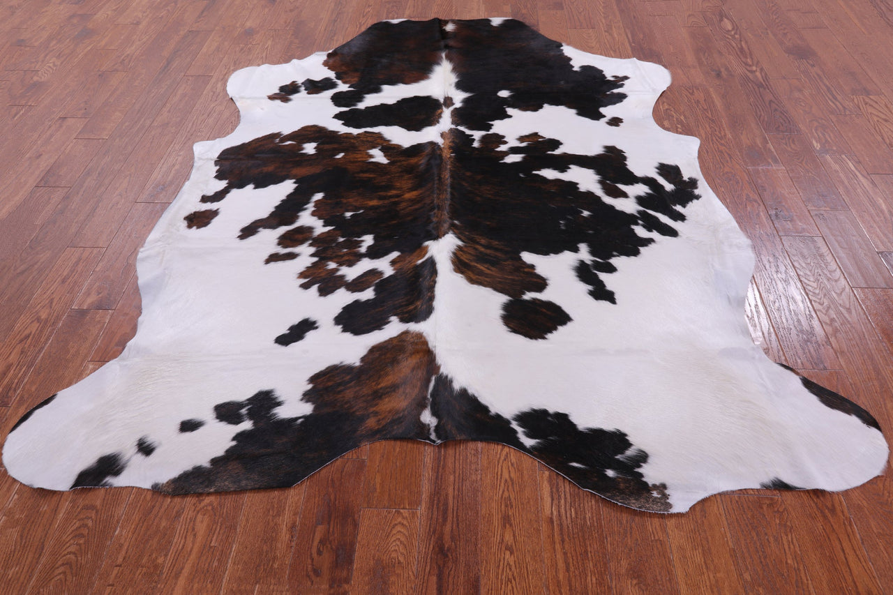 Tricolor Natural Cowhide Rug - XLarge 7'9"H x 6'8"W