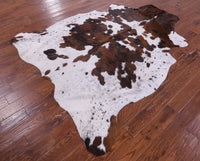 Thumbnail for Tricolor Natural Cowhide Rug - XLarge 7'10
