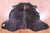 Brindle Black Natural Cowhide Rug - XLarge 7'6"H x 6'7"W