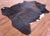 Brindle Black Natural Cowhide Rug - XLarge 7'6"H x 6'7"W