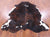 Brindle Tricolor Natural Cowhide Rug - XLarge 8'1"H x 6'7"W