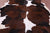 Tricolor Natural Cowhide Rug - XLarge 7'3"H x 6'8"W