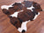 Tricolor Natural Cowhide Rug - XLarge 7'3"H x 6'8"W
