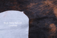 Thumbnail for Brindle Tricolor Natural Cowhide Rug - XLarge 7'8