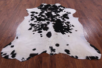 Thumbnail for Black & White Natural Cowhide Rug - XLarge 7'10