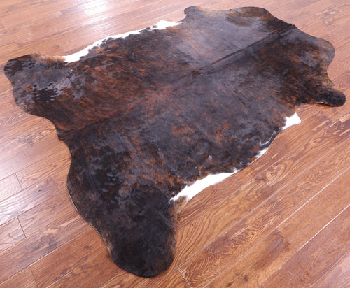 Brindle Brown Natural Cowhide Rug - X-Large 7'7