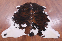 Thumbnail for Tricolor Natural Cowhide Rug - Medium 6'4