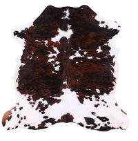 Thumbnail for Tricolor Natural Cowhide Rug - Medium 6'3