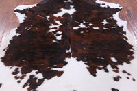 Thumbnail for Tricolor Natural Cowhide Rug - Medium 6'3