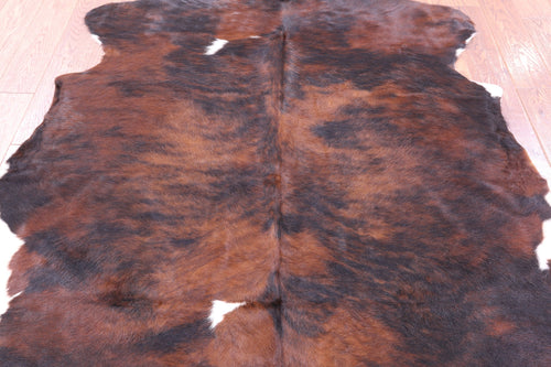 Brindle Natural Cowhide Rug - Large 6'5