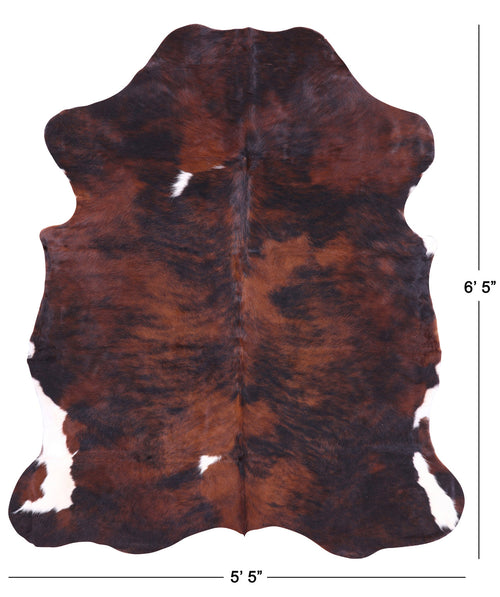 Brindle Natural Cowhide Rug - Large 6'5