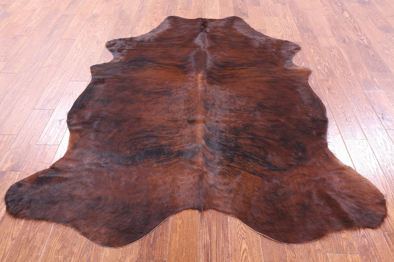 Brindle Natural Cowhide Rug - Medium 6'9"H x 5'9"W