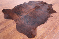 Thumbnail for Brindle Natural Cowhide Rug - Medium 6'9