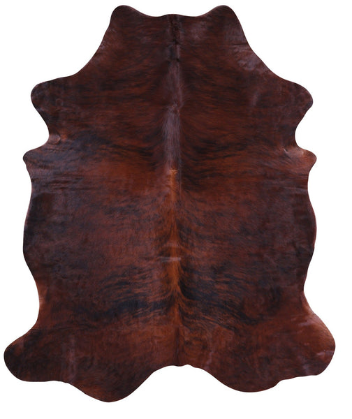 Brindle Natural Cowhide Rug - Medium 6'9"H x 5'9"W