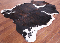 Thumbnail for Brindle Tricolor Natural Cowhide Rug - Medium 6'3